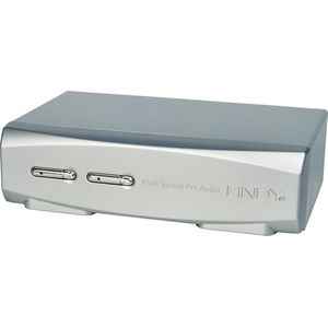 LINDY KVM-Switch - DisplayPort - Muis - Toetsenbord - 3840x2160 Pixel