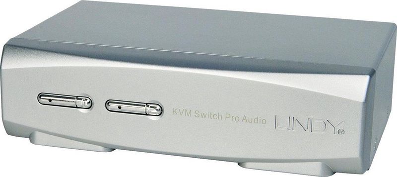 LINDY KVM-Switch - DisplayPort - Muis - Toetsenbord - 3840x2160 Pixel