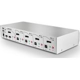 LINDY 39305 KVM Switch - DisplayPort 4K 60Hz - USB 2.0 - 4 Poorten