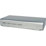 LINDY 39305 KVM Switch - DisplayPort 4K 60Hz - USB 2.0 - 4 Poorten