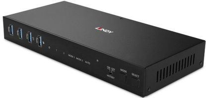 Lindy - Hdmi 4k60 Usb 3.0 Kvm-switch - Ondersteunt 2 Schermen - USB 3.0