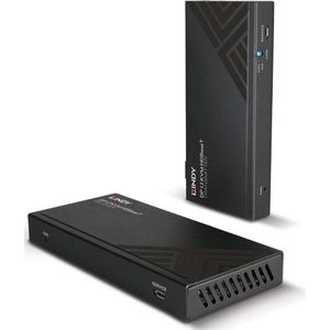 Lindy - 150m KVM Extender - Zwart - Cat.6 - HDBaseT - IR/RS232