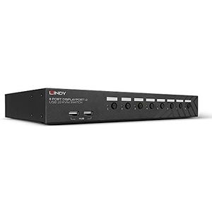 Lindy 39540 KVM-switch Rack-montage Zwart