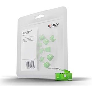 Lindy - RJ-45 Poortslot - Groen - 20 Stuks - Zonder Sleutel