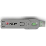 LINDY Lindy USB-A-poortsleutel Groen