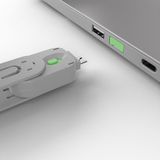 LINDY Lindy USB-A-poortsleutel Groen