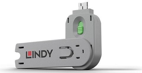 LINDY Lindy USB-A-poortsleutel Groen