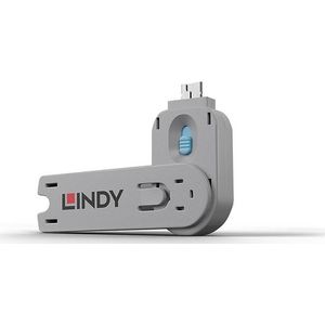 Lindy 40622 poortblokker Poortblokkeersleutel USB Type-A Blauw Acrylonitrielbutadieenstyreen (ABS) 1 stuk(s)