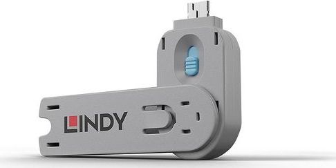 Lindy 40622 poortblokker Poortblokkeersleutel USB Type-A Blauw Acrylonitrielbutadieenstyreen (ABS) 1 stuk(s)