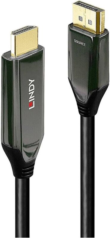 LINDY DisplayPort an HDMI 8K60 Adapterkabel aktiv 1m