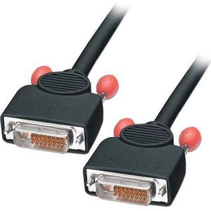 LINDY 2m DVI-D Kabel Dual Link Zwart