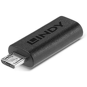 Lindy 41903 Adapter USB 2.0 type C naar Micro-B