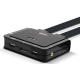 LINDY KVM-Switch - DisplayPort - Muis - Toetsenbord - 4096x2160 Pixel