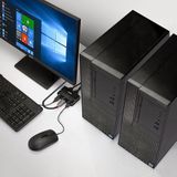 LINDY KVM-Switch - DisplayPort - Muis - Toetsenbord - 4096x2160 Pixel