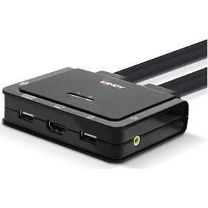 Lindy 42347 KVM-switch Zwart