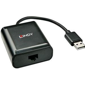 LINDY 42679 verbindt USB 2.0 apparatensnelheid, 480 Mbit/s over een afstand tot 60 m met behulp van ""Cat.5/6/7"" netwerkkabel zwart