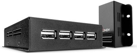 Lindy USB 2.0 Extender - 4 Poorten - 50m - Zwart