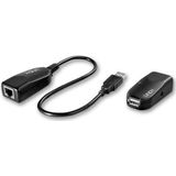 Lindy 42693 netwerkextender Netwerkzender & -ontvanger Zwart