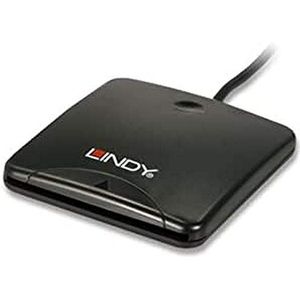 Lindy 42768 magnetische kaart-lezer Zwart USB