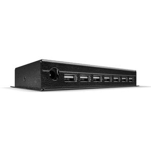 Lindy - 7 Poorts USB 2.0 Hub - Metaal - Robuust - Hoge Snelheid