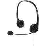 Lindy 42870 Hoofdtelefoon/Headset USB Type-A Zwart