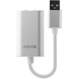 Lindy 42926 audio-omzetter Zilver, Wit