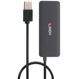 Lindy 42986 interface hub USB 2.0 480 Mbit/s Zwart