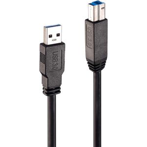 USB A to USB B Cable LINDY 43098 10 m Black