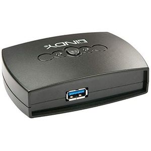LINDY Schakelaar USB 3.0 2 poorten