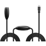 Lindy - USB 3.0 Actieve Verlengkabel - 10 M - Gegevensoverdracht tot 5 Gbps