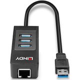 Lindy USB 3.1 Hub & Gigabit Ethernet-adapter