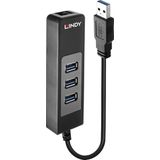 Lindy 43176 interface hub USB 3.2 Gen 1 (3.1 Gen 1) Type-A 5000 Mbit/s Zwart