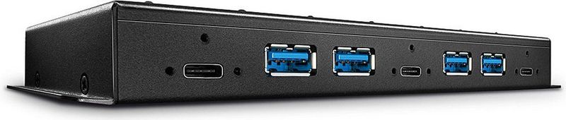 Lindy 43275 interface hub USB 3.2 Gen 2 (3.1 Gen 2) Type-A 10000 Mbit/s Zwart
