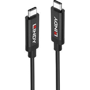 Lindy 43308 USB-kabel USB 3.2 Gen 2 (3.1 Gen 2) 5 m USB C Zwart