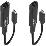 Lindy 43312 netwerkextender Netwerkzender & -ontvanger Zwart