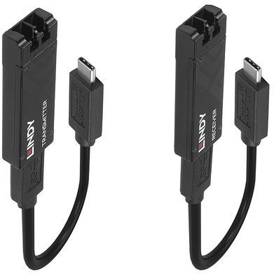 Lindy 43312 netwerkextender Netwerkzender & -ontvanger Zwart