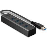 Lindy 43324 interface hub USB 3.2 Gen 1 (3.1 Gen 1) Type-A 5000 Mbit/s Zwart