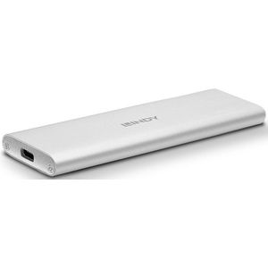 Lindy - USB 3.2 Gen.2 SSD Behuizing - Zilver - M.2