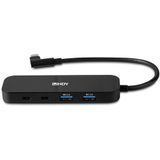 LINDY Multiport Hub - USB-C - 4 Poorten - Zwart