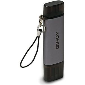 Lindy Usb 3.2 Type C & A Sd / Micro  Sd Card Reader