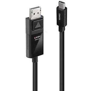 Lindy 1m USB Type C naar DP 1.4 Adapterkabel met HDR