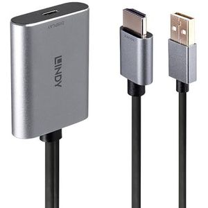 HDMI naar USB Type C converter met USB-voeding