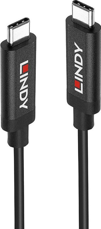 LINDY 43348 – USB Typ-C 3.2 Gen 2 Typ C/C Aktives Kabel, 3 m - Aktivkabel für Videosignale und Datenübertragung bis zu 10Gbps, unterstützt DisplayPort 1.4 High Resolution, UHD bis 8K 7680x4320@60Hz