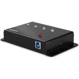 Lindy 43374 interface hub USB 3.2 Gen 1 (3.1 Gen 1) Type-B 5000 Mbit/s Zwart
