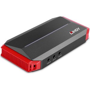 Lindy - 43377 - Video-opnamekaart - 4K - HDMI en USB Type C, 4K30Hz opname