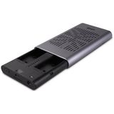 LINDY Externe Behuizing - Harde Schijf - USB 3.2 - M.2 - Zwart