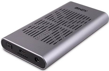 LINDY Externe Behuizing - Harde Schijf - USB 3.2 - M.2 - Zwart