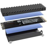 Lindy 43394 behuizing voor opslagstations SDD-behuizing Grijs M.2