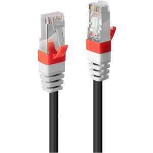 LINDY 45362 0,5 m Cat.6A S/FTP LSZH netwerkkabel, zwart