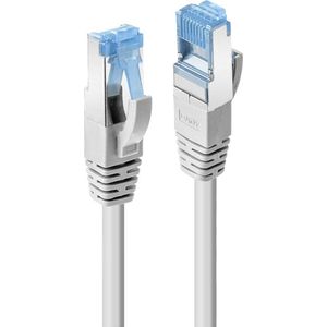 Lindy 50m Cat.6A S/FTP LSZH kabel, grijze RJ45 plug, 500MHz, koper (S/FTP, CAT6a, 50 m), Netwerkkabel